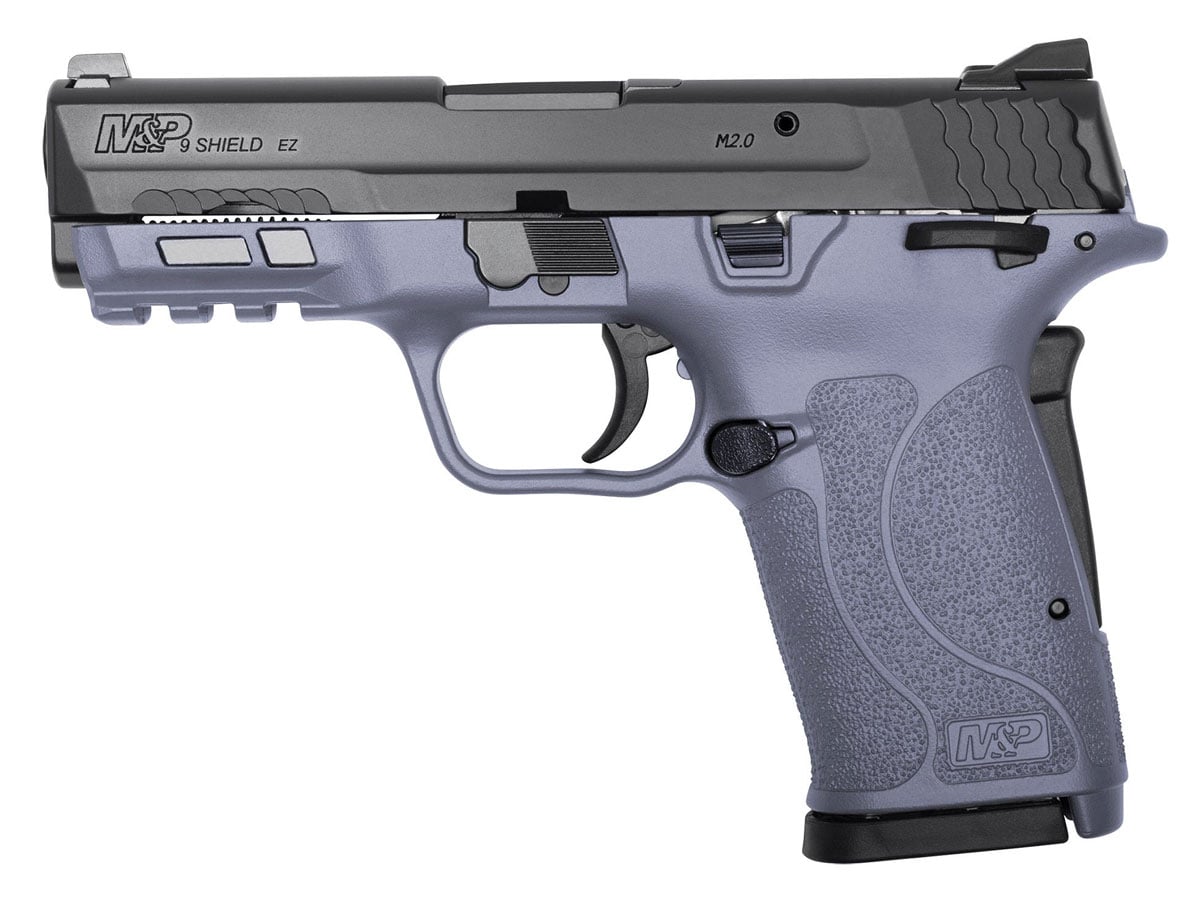 S&W M&P Shield EZ 9mm Pistol, Crushed Orchid/Black - 13329