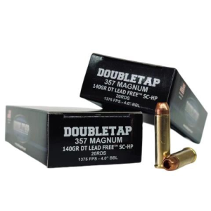 Double-Tap Double Tap DT Lead Free Handgun Ammunition .357 Mag 140gr SC-HP 1375 fps 20/ct