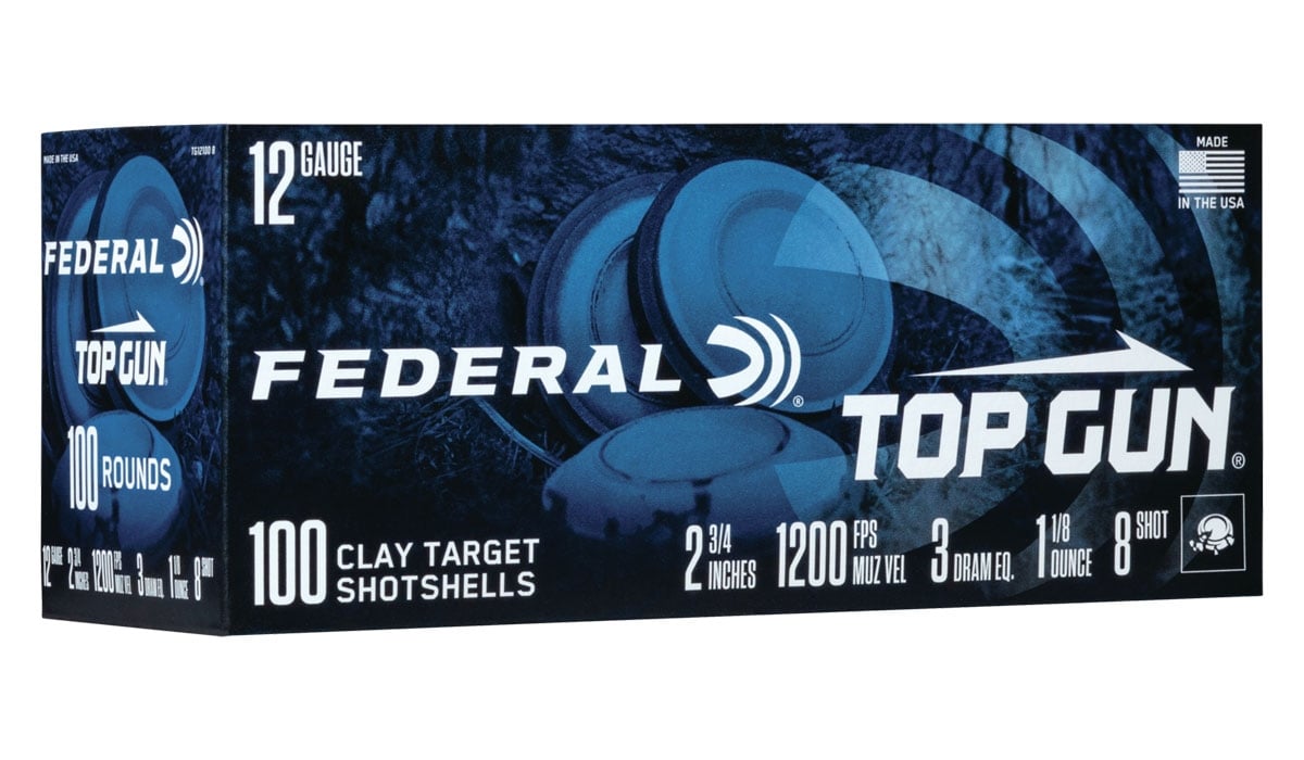 FED TOP GUN 12GA 2.75″ #8 100/200 - Flat Rate Shipping Under 30lbs! - No Credit Card Fees