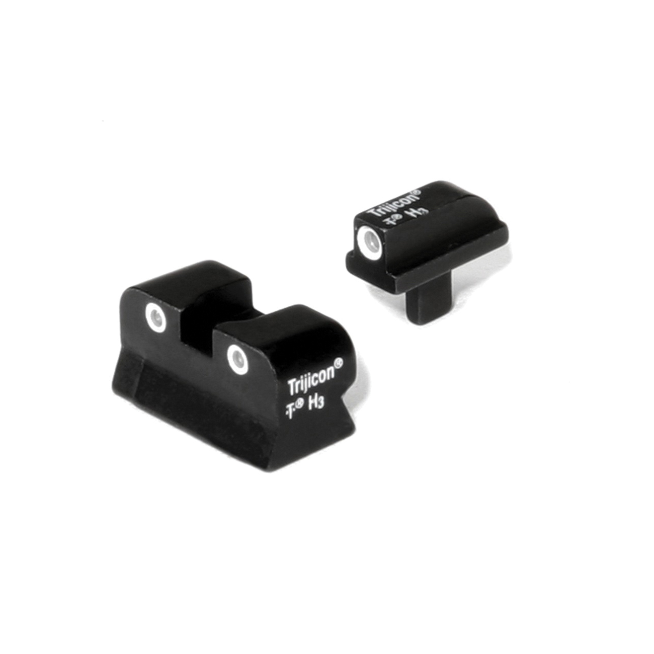 Trijicon Bright & Tough Front/Rear 3-Dot Night Sight Set for Colt Govt 1911 Pistols - 600145