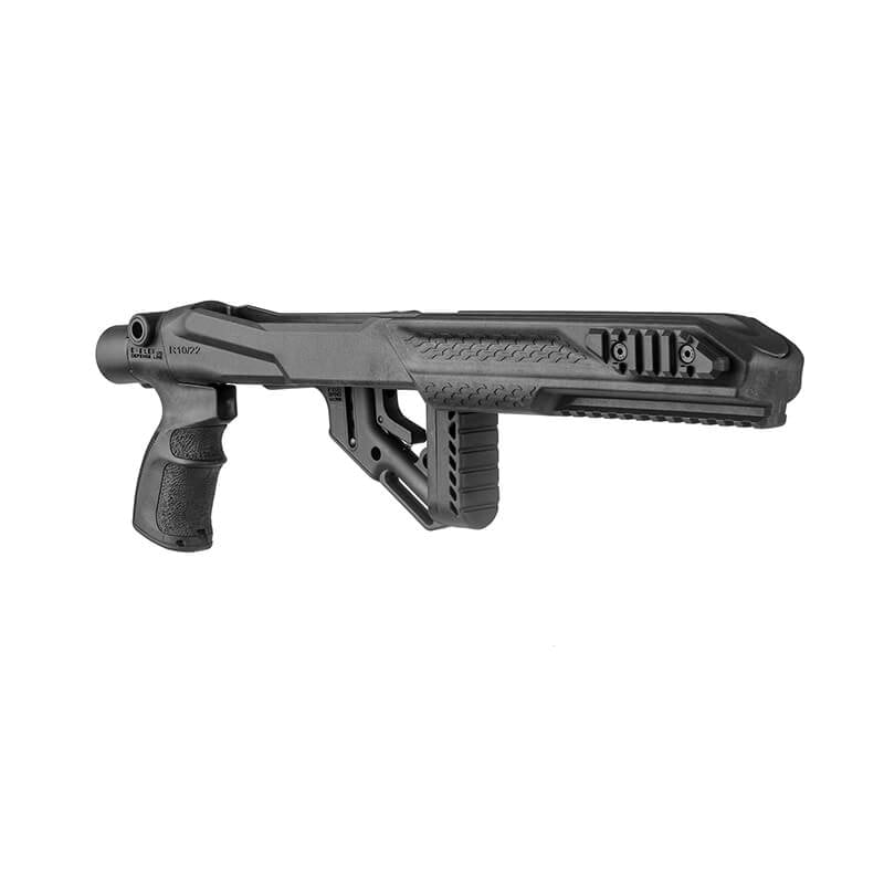 FAB Defense F.A.B. UAS R10/22 Precision Stock Conversion Kit for Ruger 10/22, Black - FXUASR1022B