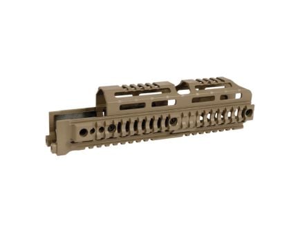 Midwest Industries 2-Piece Drop-In Quad Rail Handguard 10", Flat Dark Earth