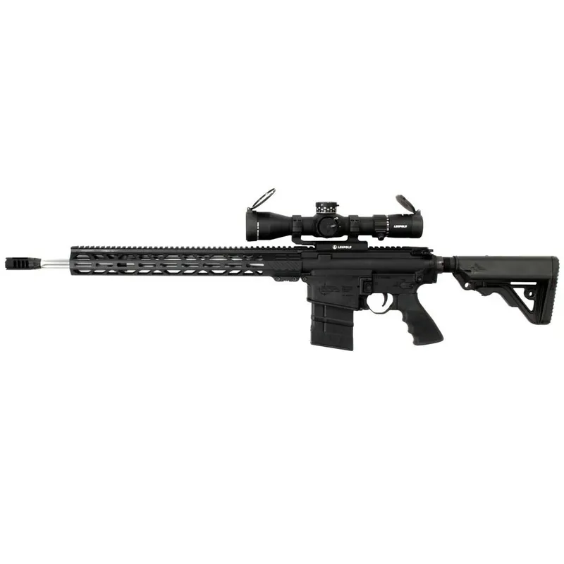 ROCK RIVER ARMS LAR-8M PREDATOR + LEUPOLD MARK 5HD IR SCOPE, 4 MAGS (Used)