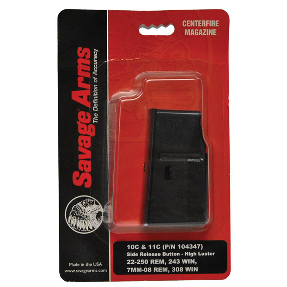 Savage Arms 5 Round .22lr/.17 Hornady Mach 2 Detachable Magazine, Stainless Steel - 90007