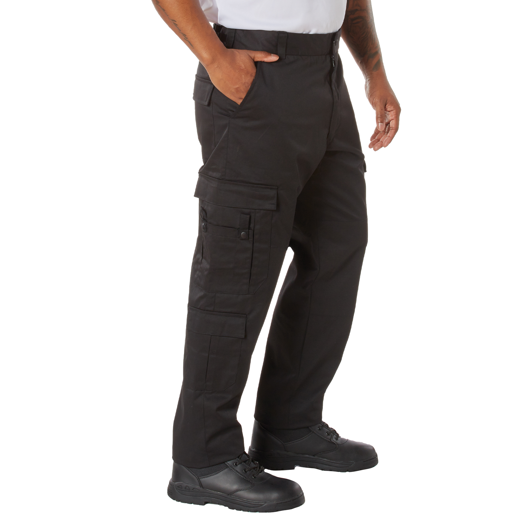 Rothco Emt Pants - Black, X-Large - Short