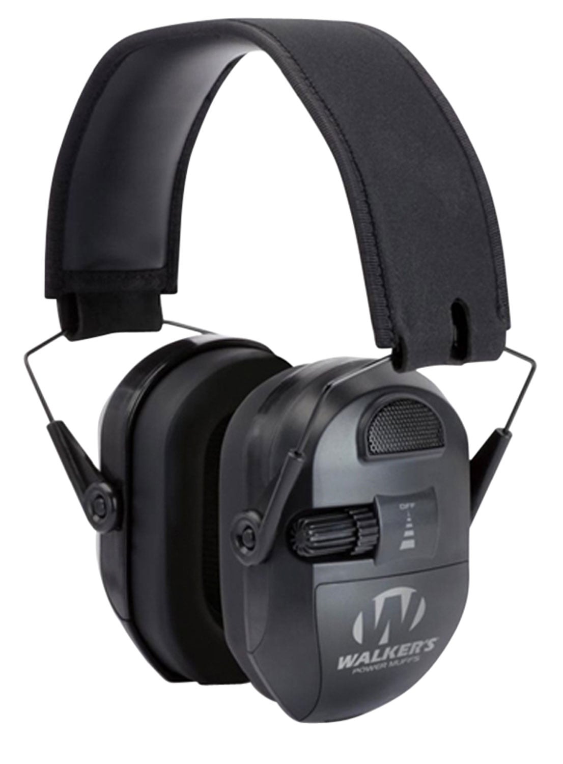Walkers Game Ear 26 dB Ultimate Over the Head Power Muff, Black - GWPXPMB