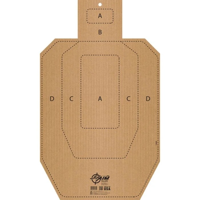 EZ Aim IPSC CB-T Corrugated Silhouette - Approx 18 X 30 - 15669