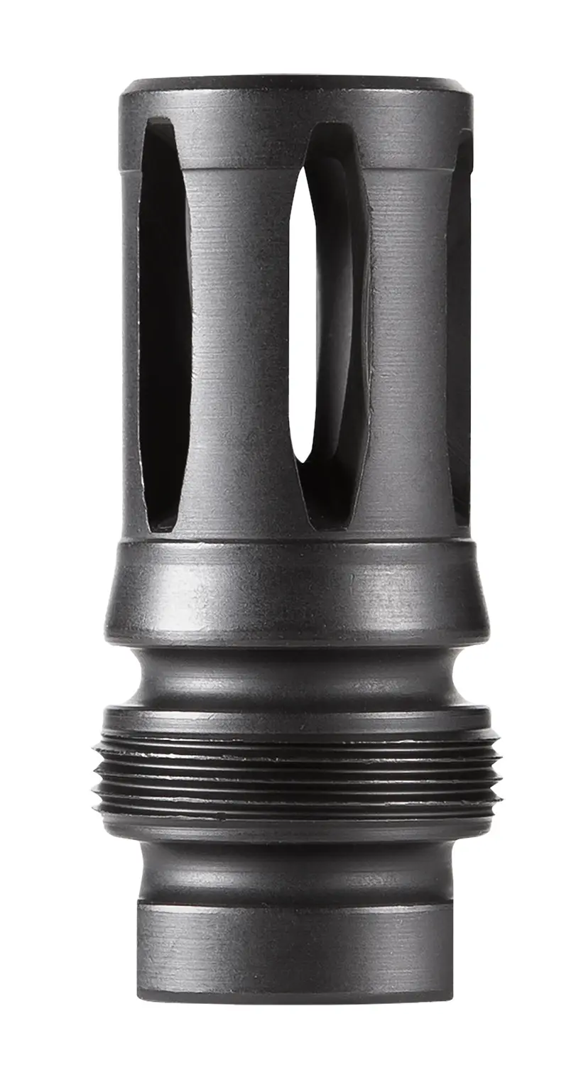 Dead Air DA122 Xeno Flash Hider Black Nitride 4140 Steel with 5/8"-24 tpi Threads, 2.16" OAL .99" Diameter