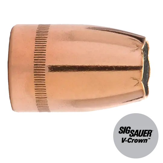 Sig Sauer V-Crown By Sierra Handgun Bullets 9mm .355" 124 gr. JHP Sig Sauer V-Crown 500/ct