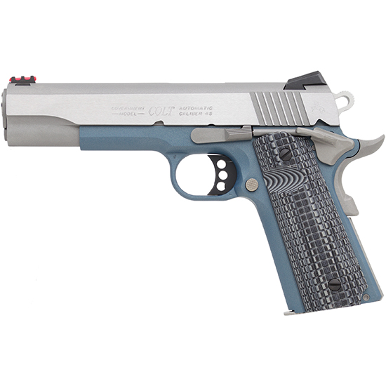 Colt 1911 Competition Titanium Blue .45 ACP Pistol