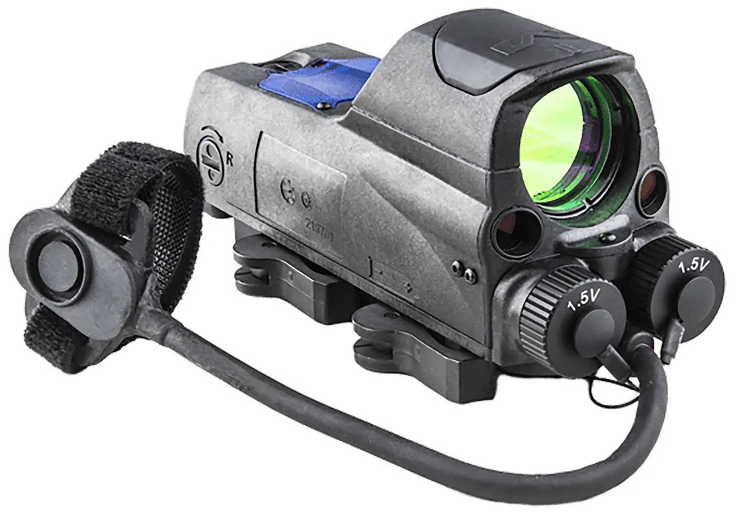 Meprolight USA 0687743 MOR PRO Black 1 x 30 mm 2.2 MOA Dot/Bullseye Reticle Green IR Laser