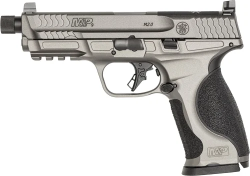 S M M2.0 METAL 9MM 4.625" - 17-SH OR THREADED BBL GRAY