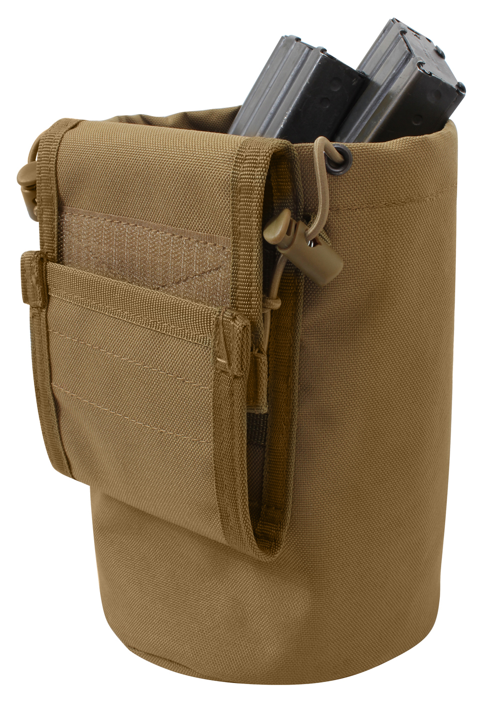 Rothco Molle Roll-Up Utility Dump Pouch - Coyote Brown