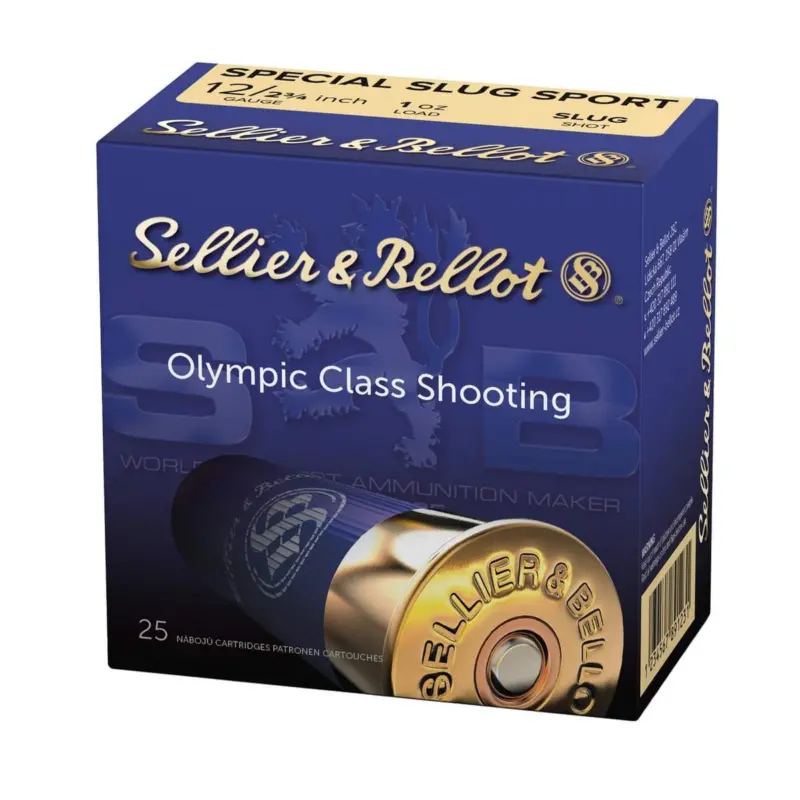 Sellier Bellot Shotgun Ammunition 12 ga 2 3/4" 1 oz Sepcial Slug Sport 25/ct
