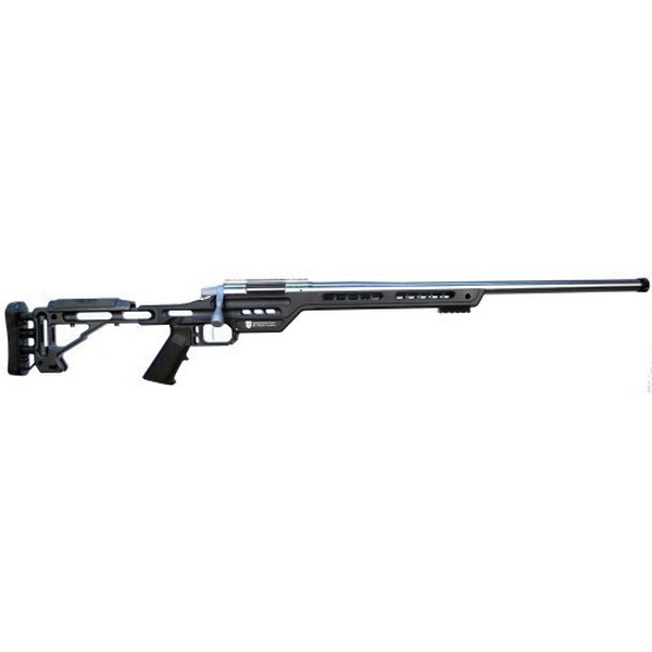 MasterPiece Arms BA PMR Competition 6.5 Crd Bolt Action AR-10 Rifle, Tungsten - 65CMPMRRHTNGPBA