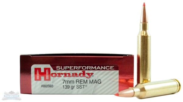 Hornady 7mm Rem Mag 139gr SST Superformance Ammunition 20rds- - -80593