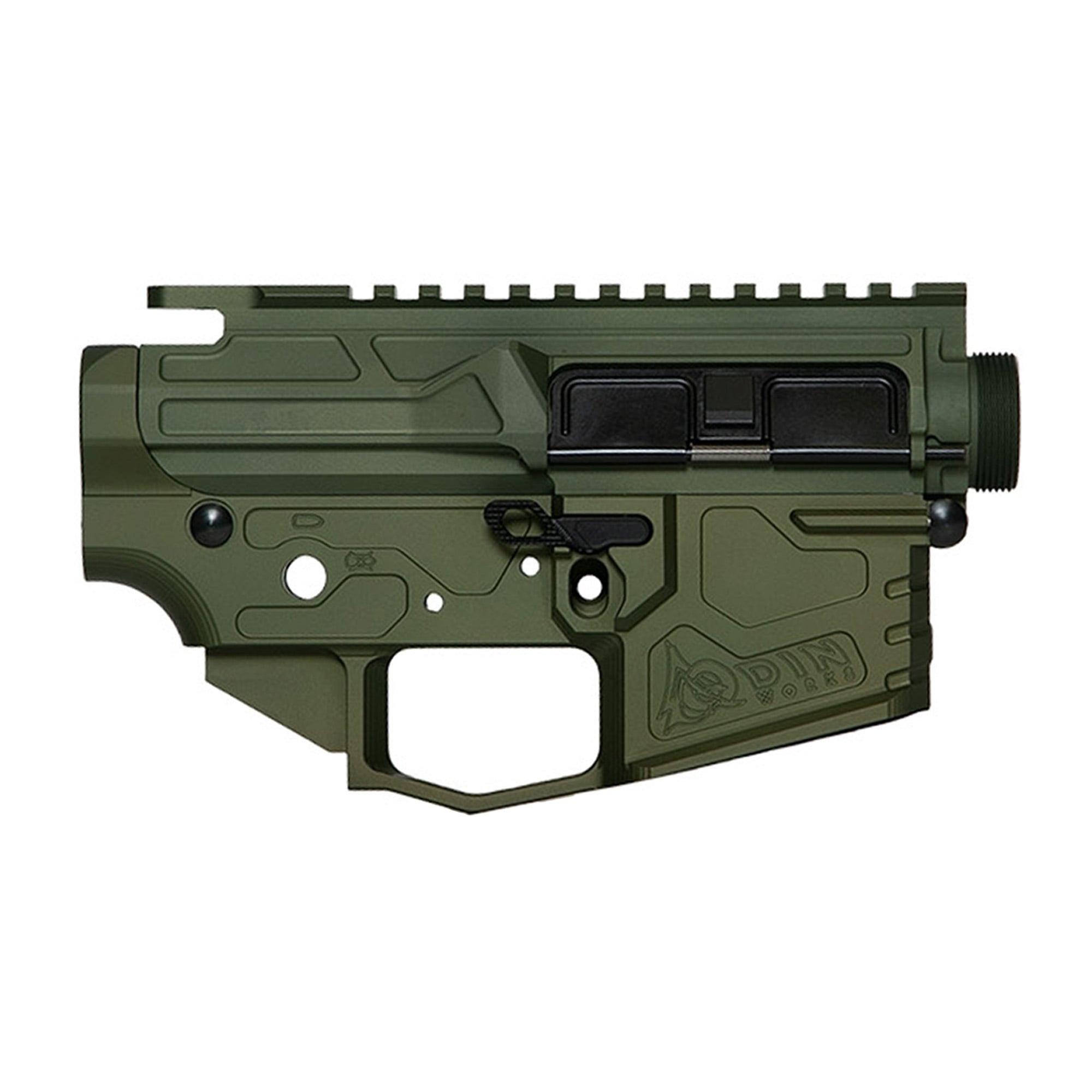 Odin Works OTR-15 .223 Remington AR Lower, Green - OTR15RECEIVERSETRG