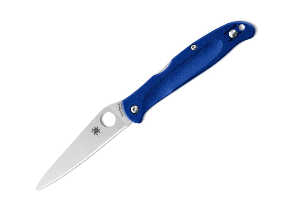 Spyderco Charisma Folding Drop Point Folding Knife, Blue - BD1N