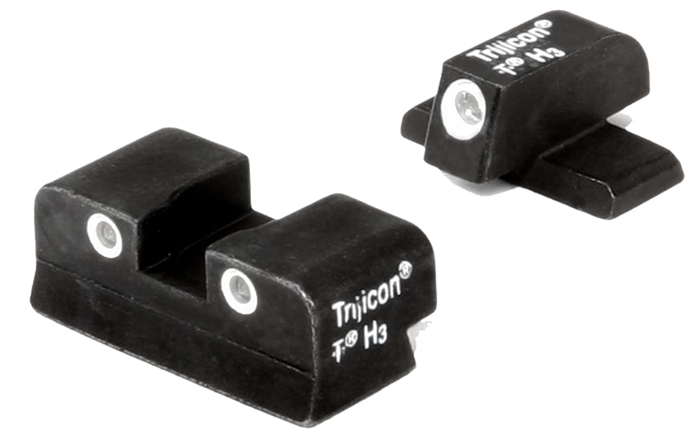 Trijicon Bright & Tough #6 Front/#8 Rear Night Sight Set for Sig Sauer .40 S&W, .45 ACP Pistols - SG03