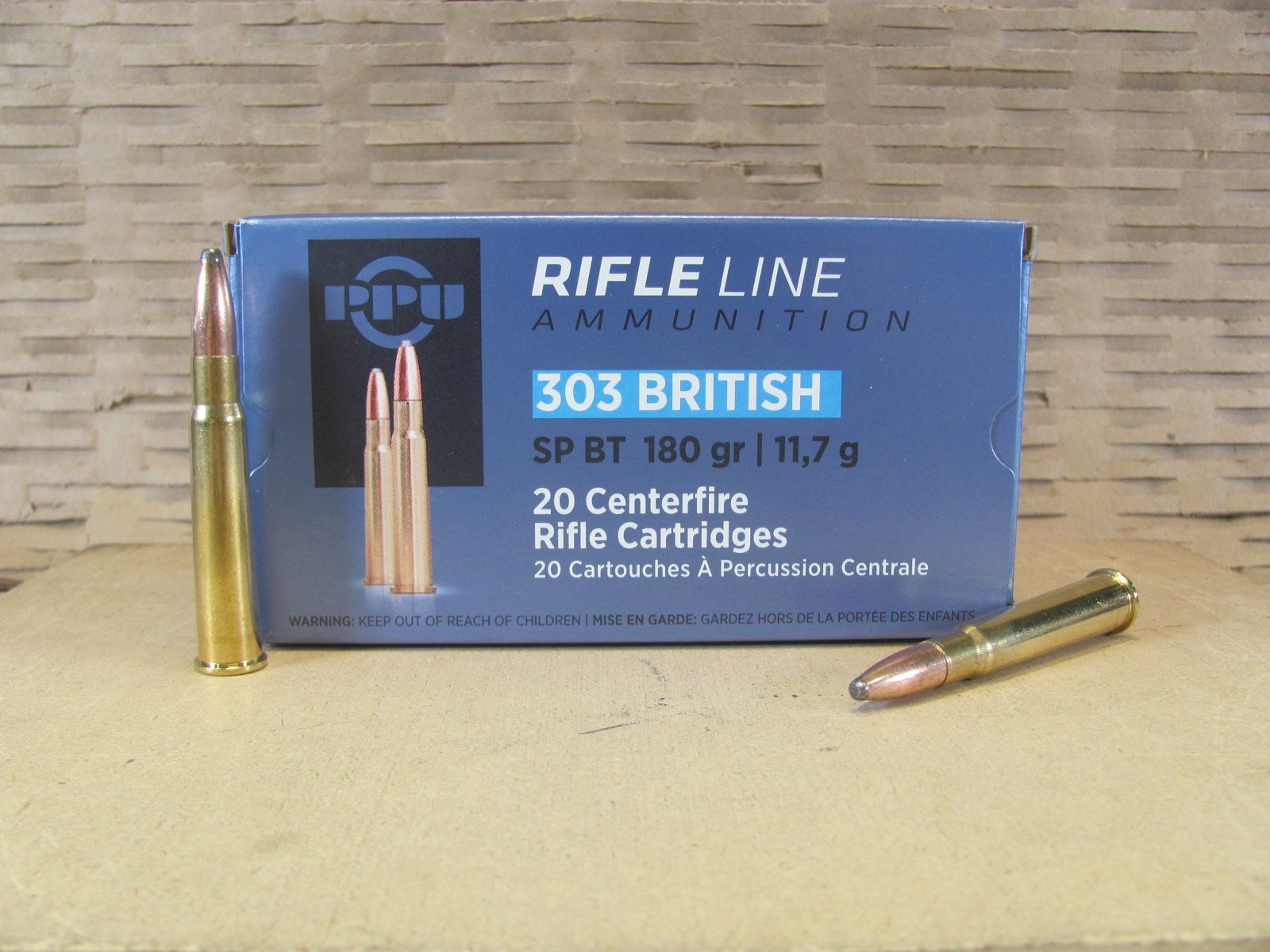 20 Round Box- 303 British 180 Grain Soft Point Prvi Partizan Ammo – PP303S2