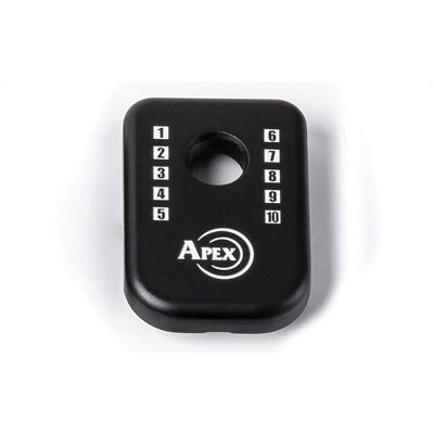 Apex Tactical Specialties J-Plate basepad Base Plate for Magpul Glock Mags, Black - 102-135