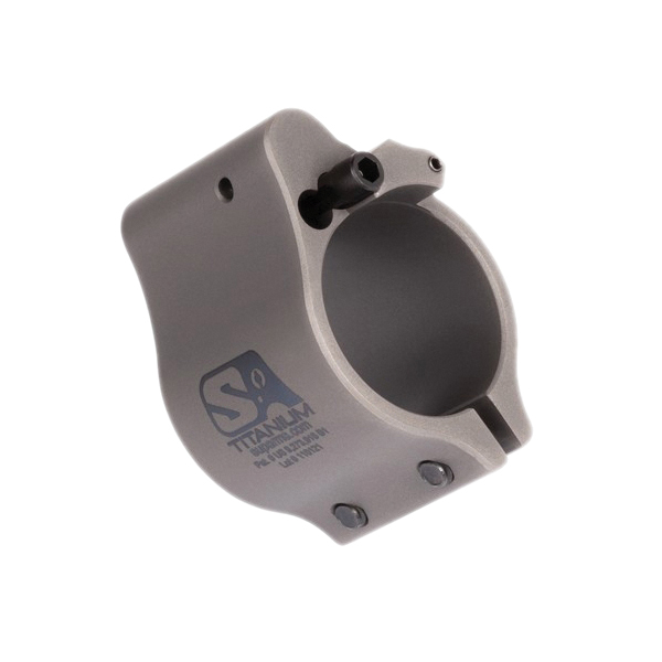 Superlative Arms Clamp-On Direct Impingement Adjustable Gas Block 0.875" x 1", Gray