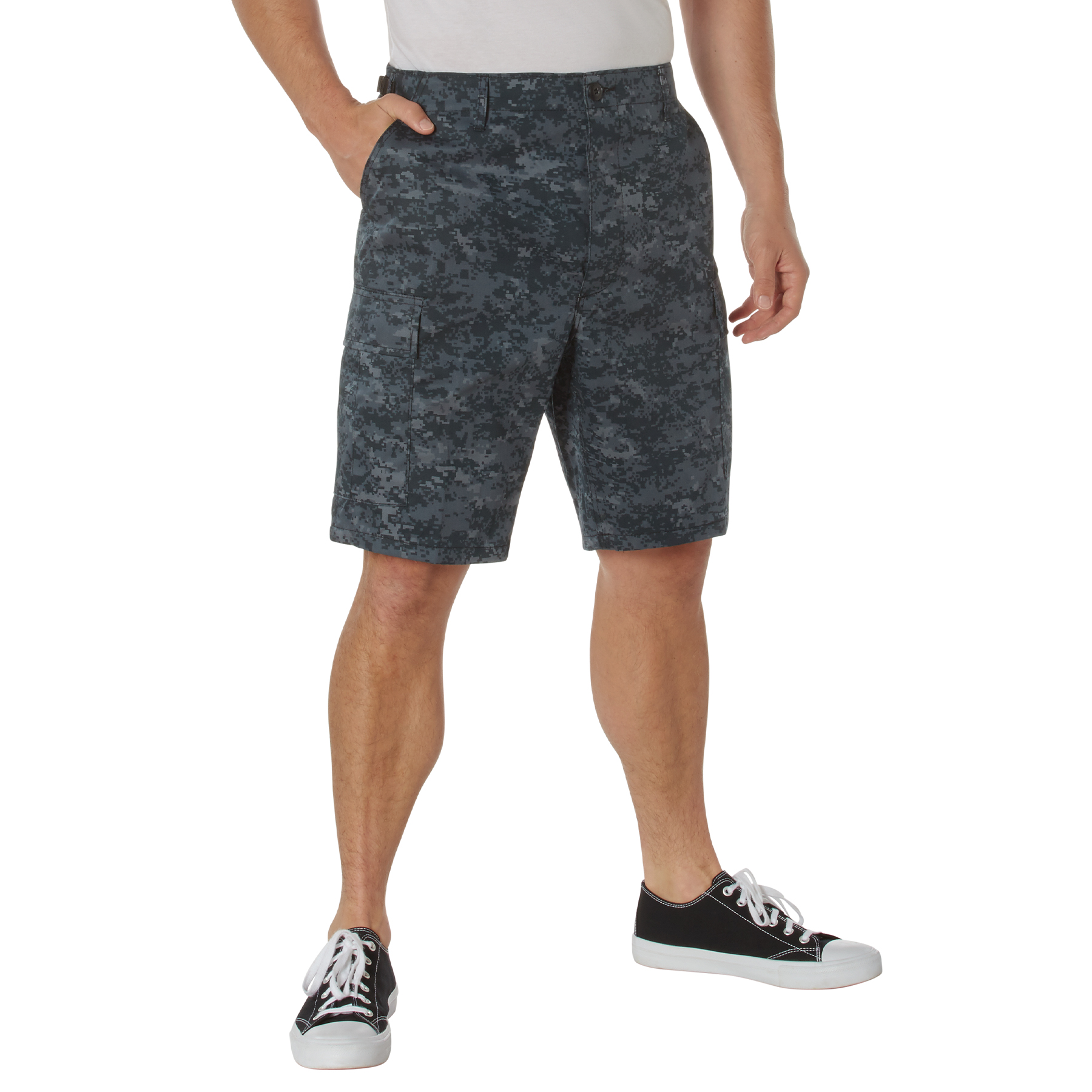 Rothco Digital Camo Bdu Shorts - Midnight Digital Camo, Medium