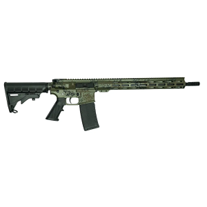 Great Lakes Firearms .223 Wylde AR-15 Rifle, Lichen Green/Black