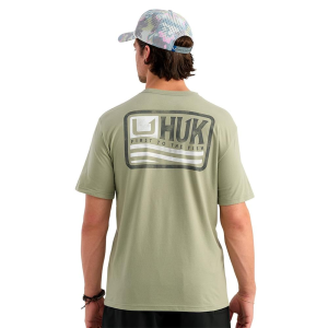 Huk Born Wave Short Sleeve Shirt Seagrass S