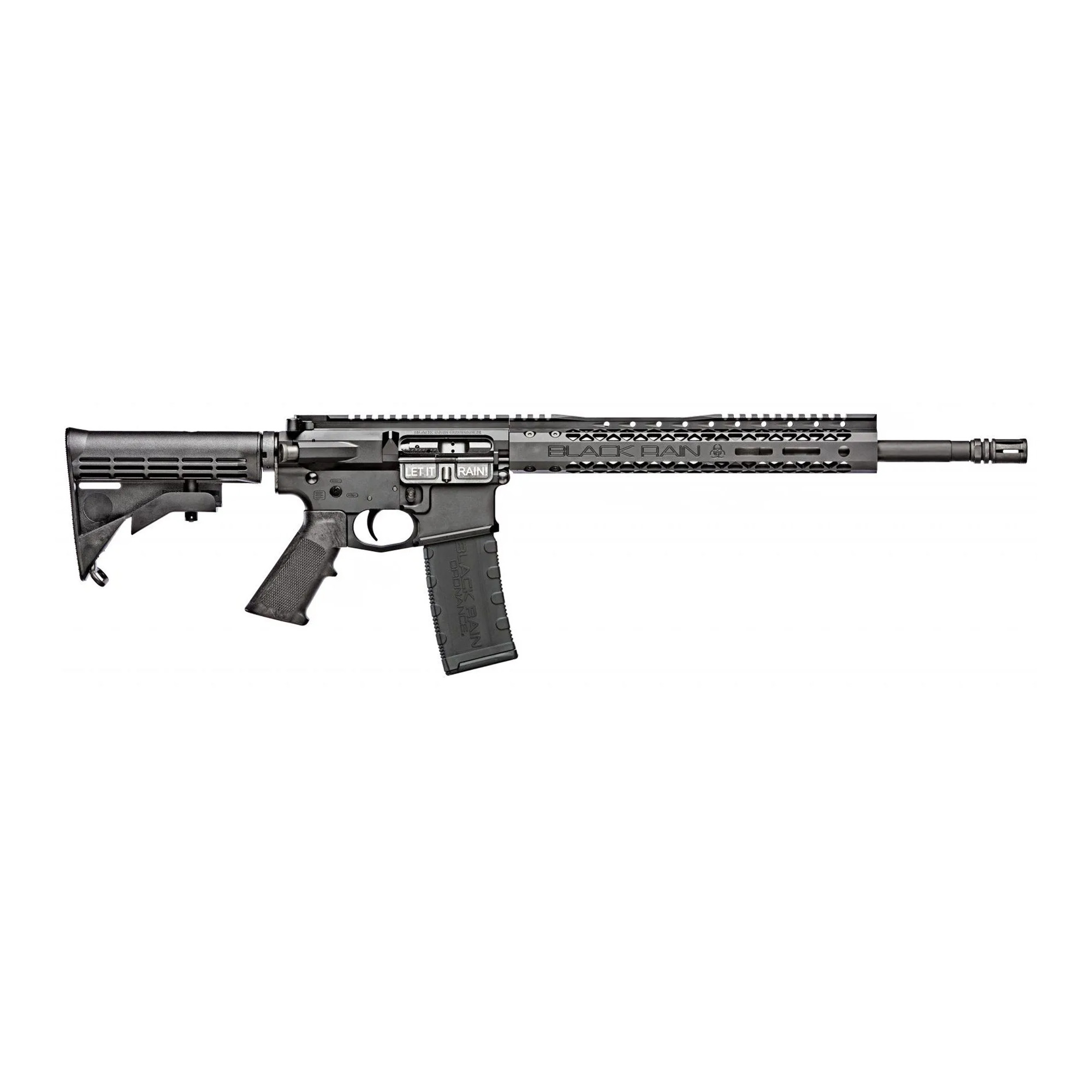 Black Rain Ordnance .223 Remington AR Rifle with 16" Barrel, Black - BROTYRANT
