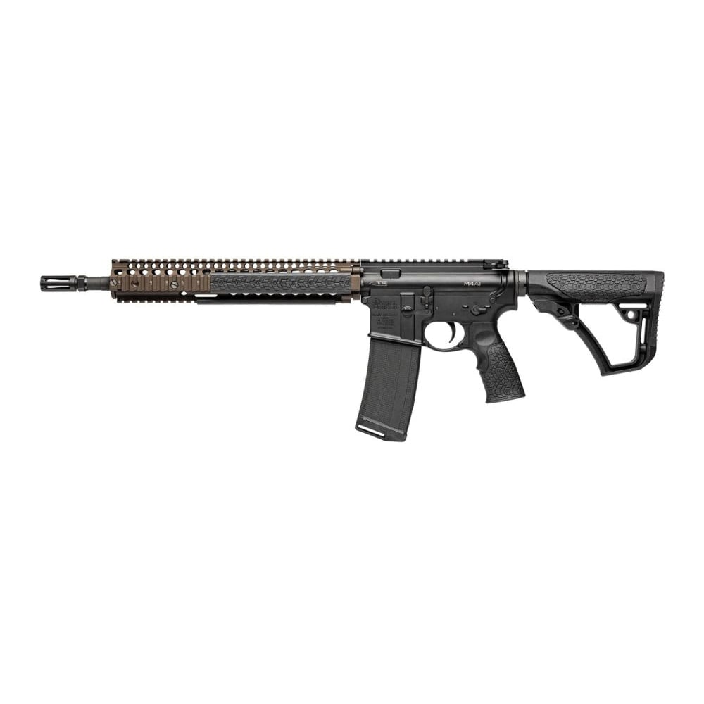 DANIEL DEFENSE M4A1 5.56MM RIFLE RIS II Rail FDE 14.5″PW CALI COMP 1-10RD MAG - No Credit Card Fees - Low, flat rate shipping