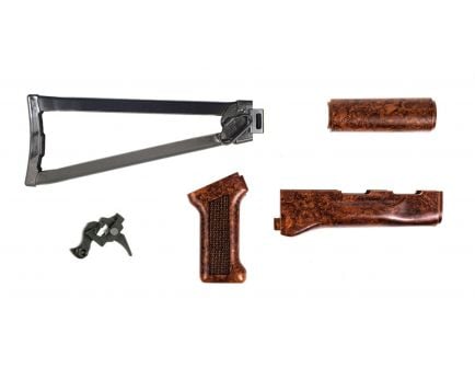 PSA AK Imitation "Bakelite" Furniture set w/ Folding Stock and PSA Custom ALG AKT-EL AK Single Stage Trigger