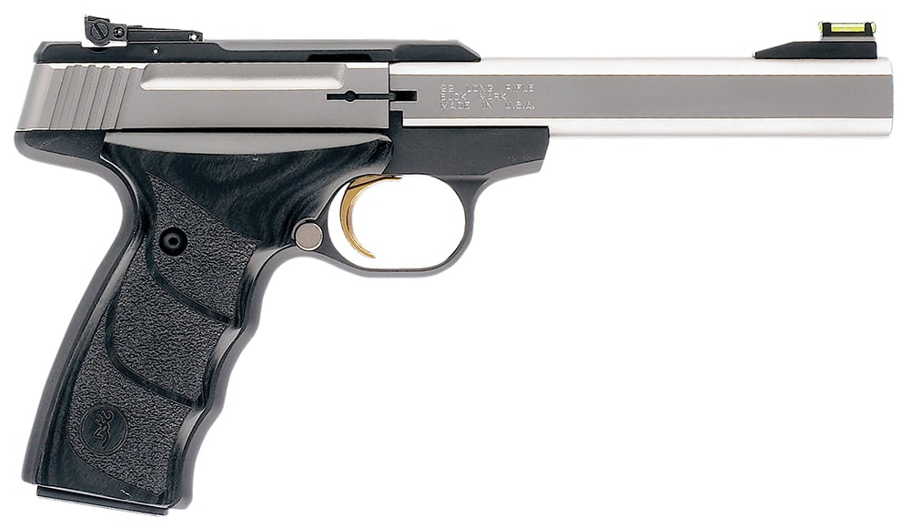 BRN BUCKMK PLUS UDX 22LR 5.5 SS/BLK - No Credit Card Fees - Free Shipping