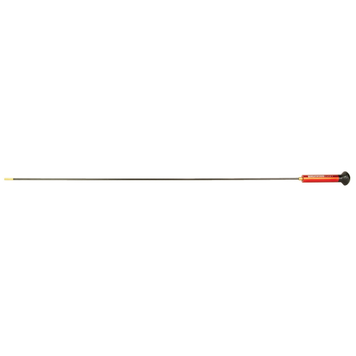 Birchwood Casey Premium Carbon .270 Cal/.50 Cal 30" 1-Piece Cleaning Rod, Black/Red