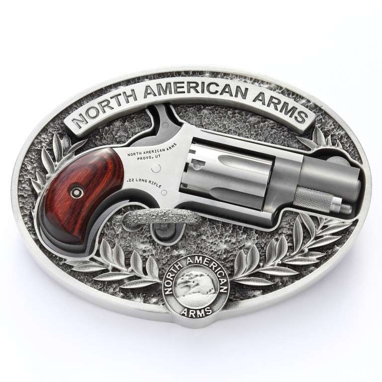 North American Arms Mini Revolver .22 LR with Belt Buckle