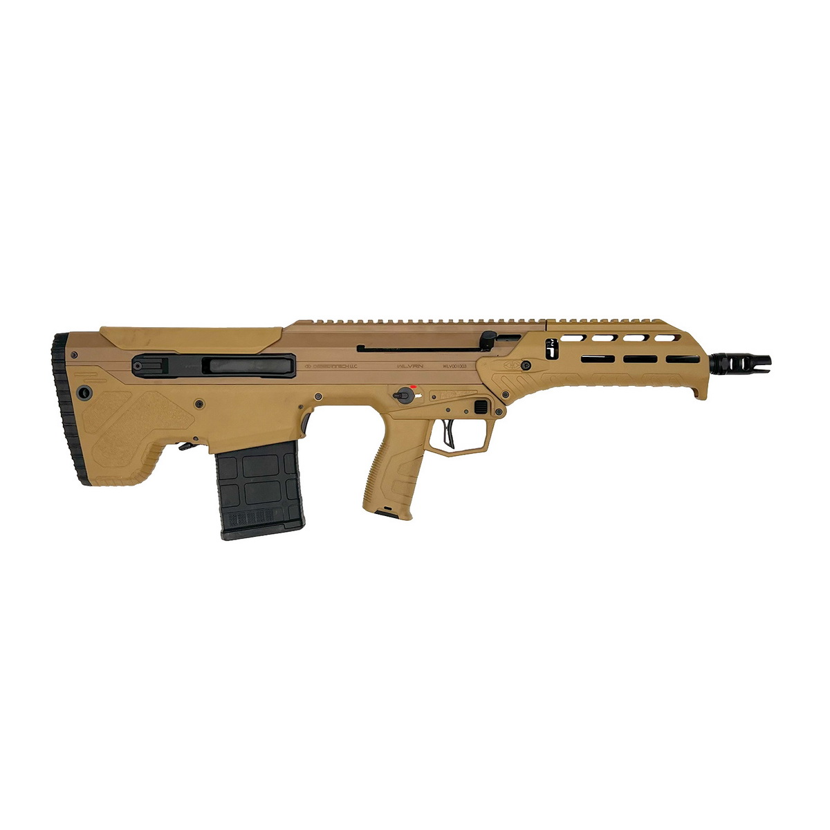 Desert Tech WLVRN .308 Win/7.62x51mm Semi-Auto Rifle, Flat Dark Earth - WLV-RF-A1620-F