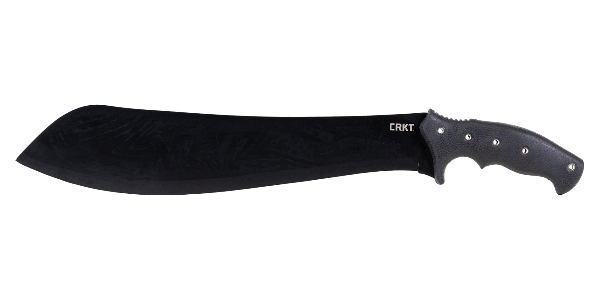 CRKT Halfachance Parang 14" Fixed Blade Knife, Black - K920KKP