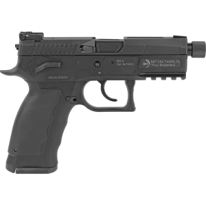 B&T MKII 9mm Luger Pistol 4.3" Threaded Barrel 17+1 Round Black