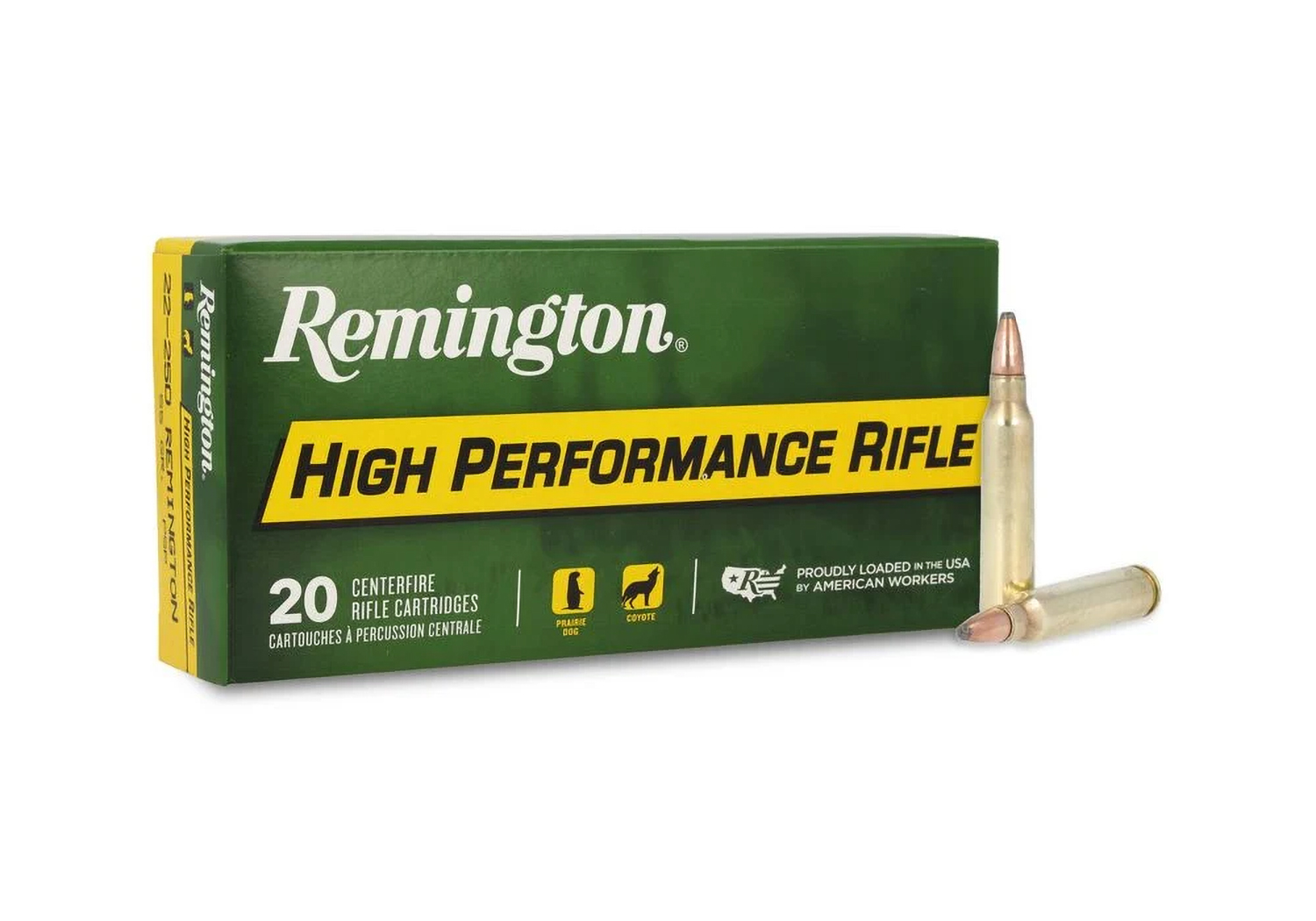 Remington High Performance Rifle 55 gr Core Lokt PSP 223 Remington Ammunition, 20 Rounds - 28399