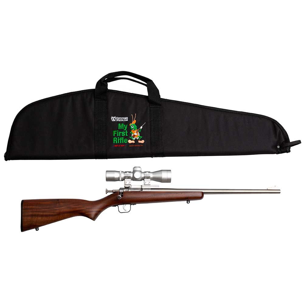 Keystone Sporting Arms CRICKETT 22LR SS/WD PKG WALNUT STOCK