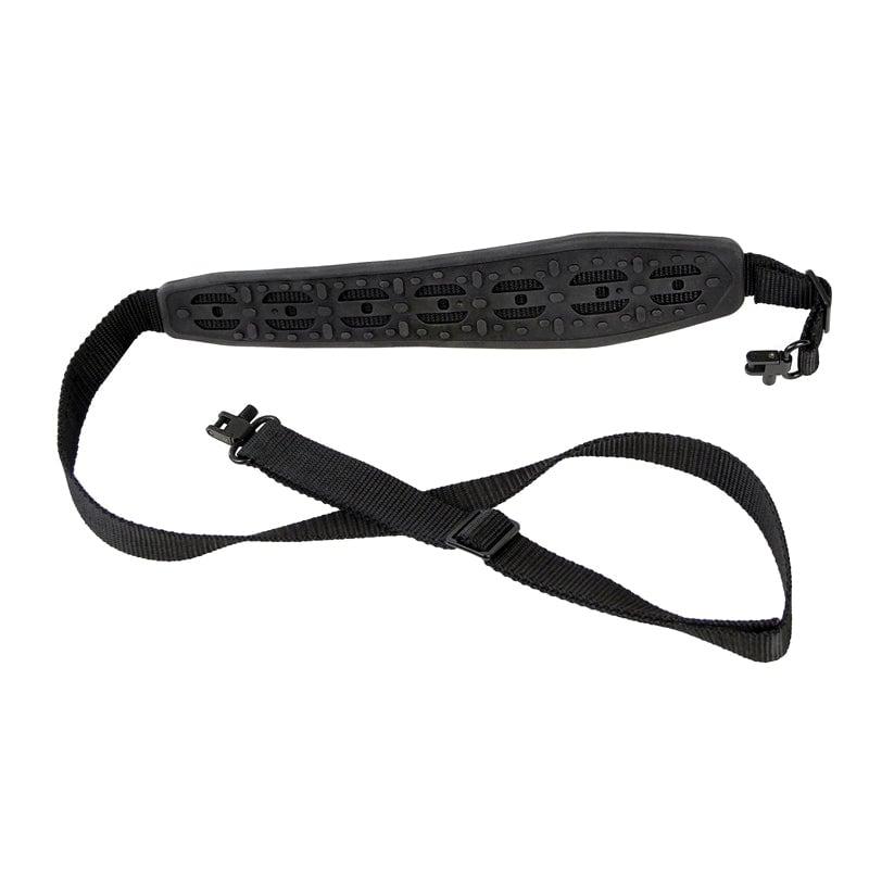 Bulldog Armor Molded Rifle Sling w/Deluxe Locking Swivels, Black