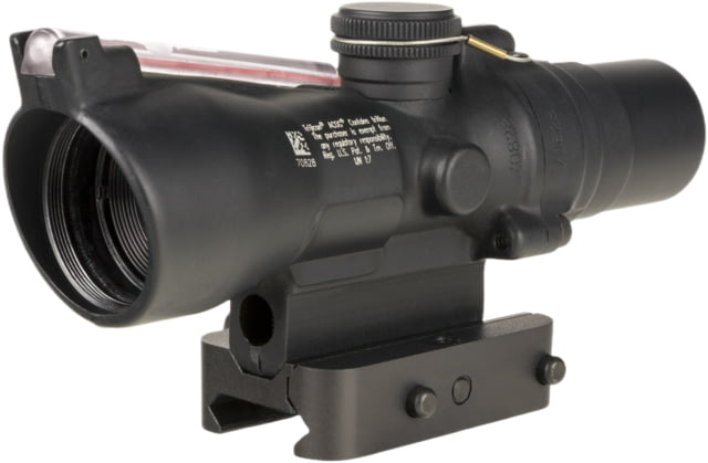 Trijicon 2x20mm Compact ACOG Rifle Scope Dual Illuminated Red 55gr .223 RTR Reticle w/ Q-LOC Mount Black
