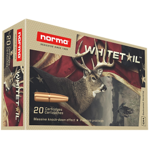 Norma Whitetail 7x57mm Mauser (7mm Mauser) Ammo 150 Grain Jacketed Soft Point Box of 20