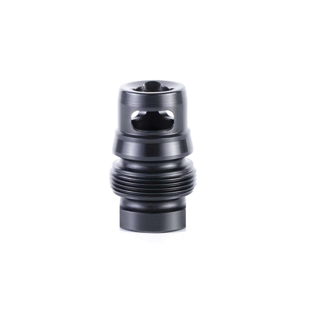 Dead Air Xeno Pistol Wee Brake 5/8-24, Black - Compact Muzzle Brake for Superior Pistol Performance - DA126