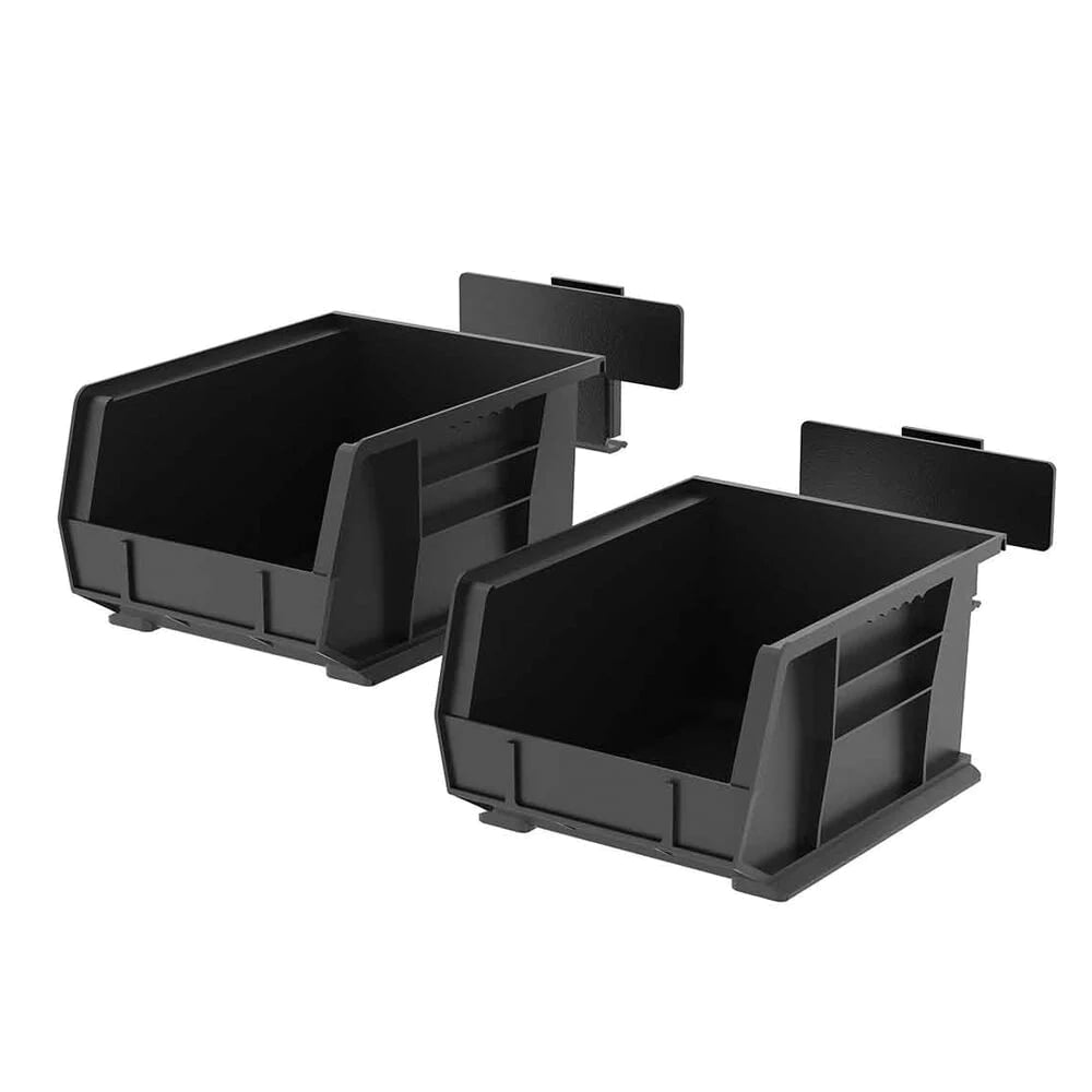 Lockdown Securewall 5.50" x 4" x 3" Bin Hanger, Black Pack of 2