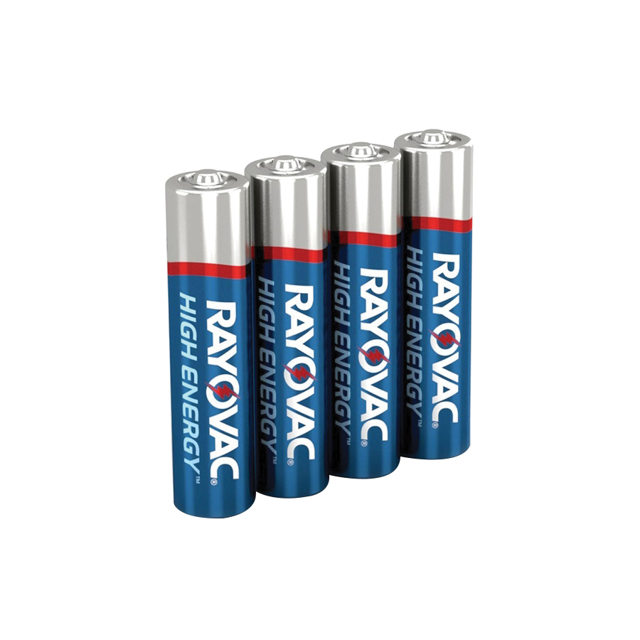Rayovac High Energy AAA Alkaline Battery - 1.5 V/2700 mAh, Trusted Performance - 824-6F