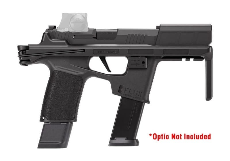 Sig Sauer P365 Flux 6" 9mm 21rd Pistol, Matte Black DLC - 365FLUX-9-BXR3