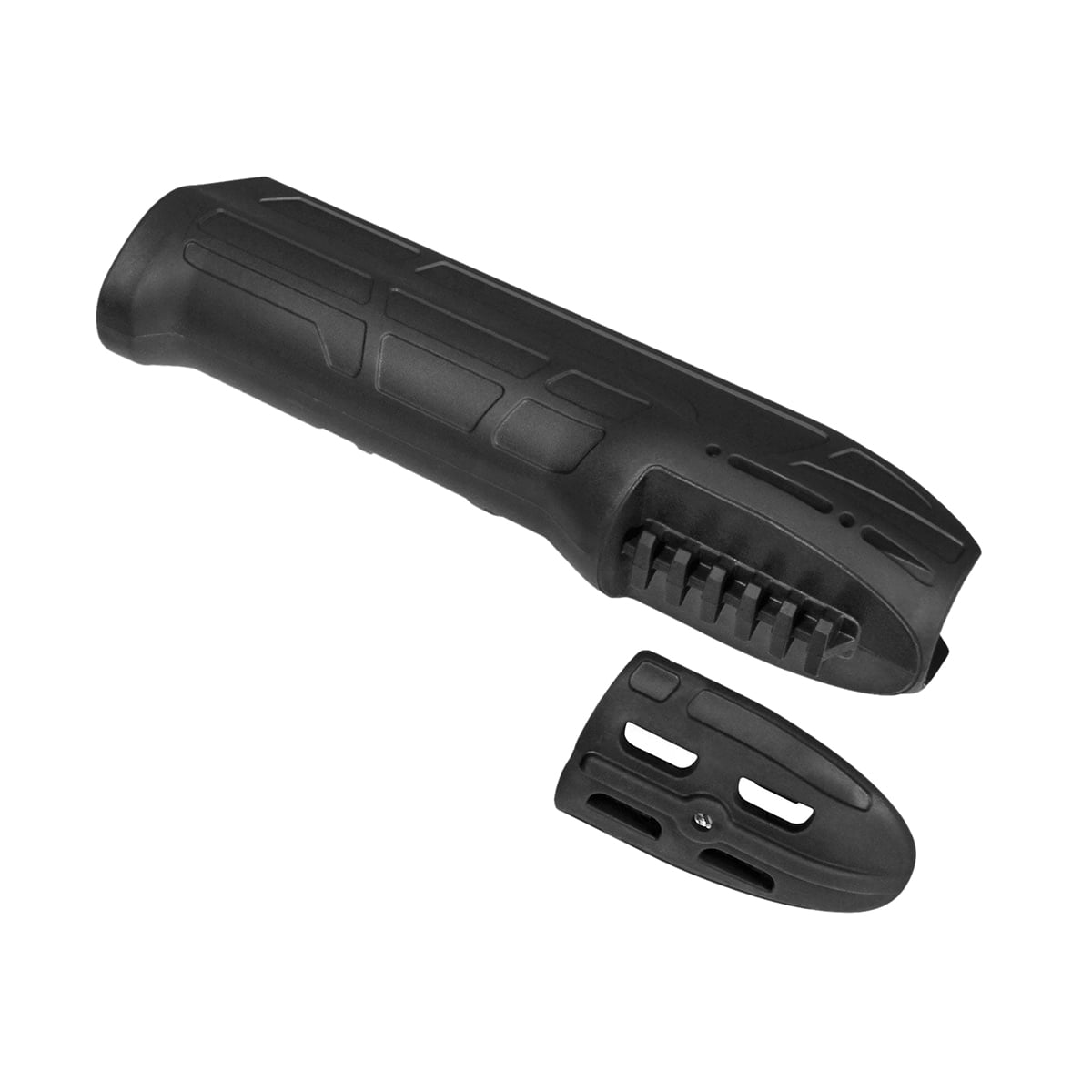 Adaptive Tactical EX Performance Forend Fits Remington 870/1100/11-87, Black - Durable and Ergonomic - AT-02000-F