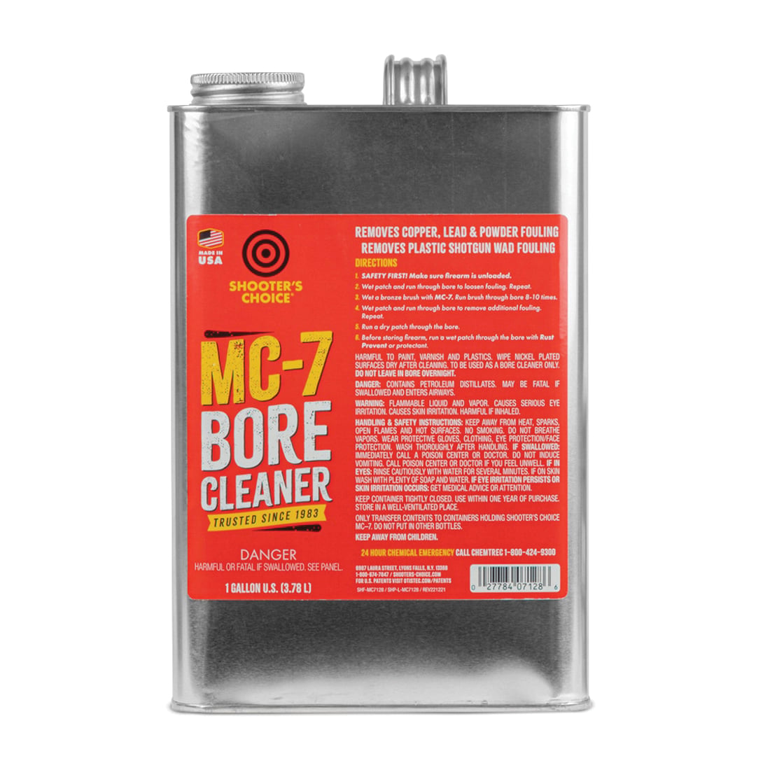 Shooter's Choice MC-7 Bore Cleaner and Conditioner, 1 gal Jug