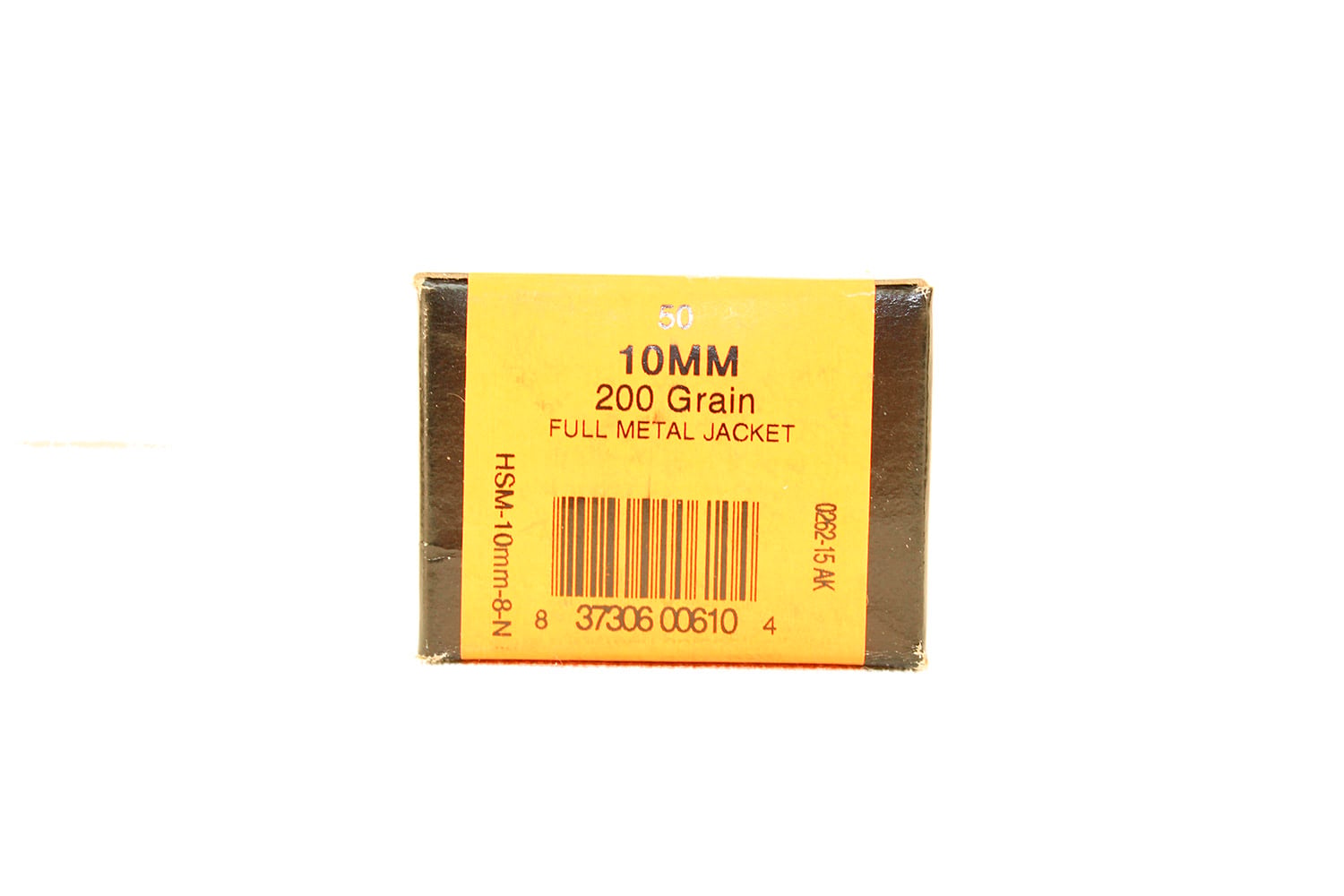 HSM 10MM 200gr FMJ Ammunition New Manufactured 50rds - HSM-10MM-8-N